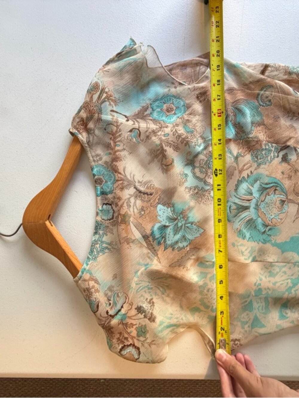 Vintage Y2K Womens Floral Midi Dress Size 10 Fairycore Boho Romantic Cottagecore - Picture 13 of 15